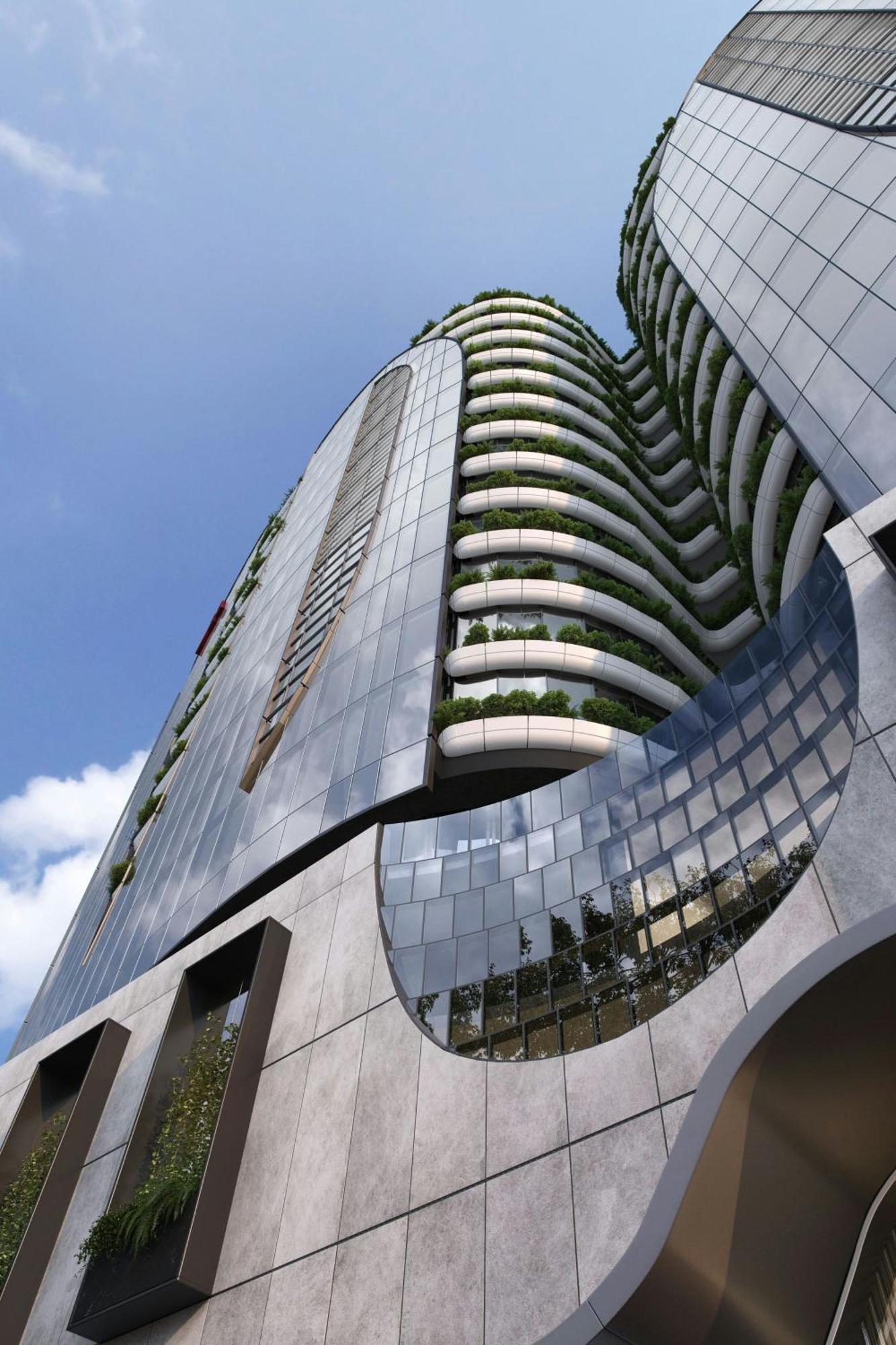 Melbourne Marriott Hotel Docklands Dış mekan fotoğraf The proposed One River North